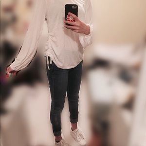 Joy Lab white long sleeve Tee